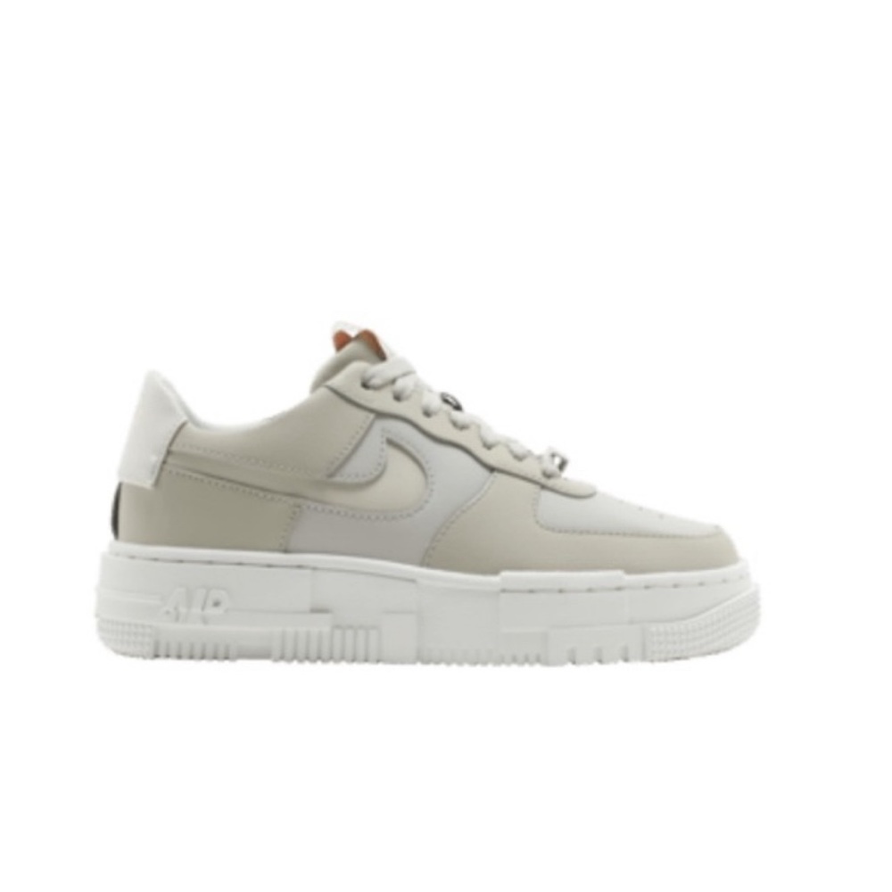 Nike Pixel Air Force 1 Sneakers Light Stone Sz 7